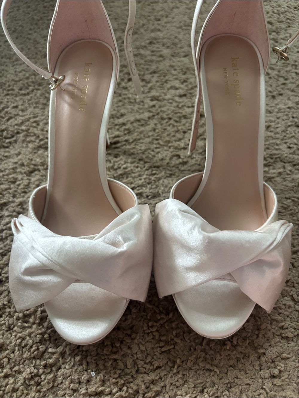 Kate Spade satin heels